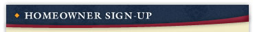 homeowner sign-up