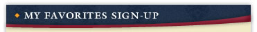 my favorites sign-up