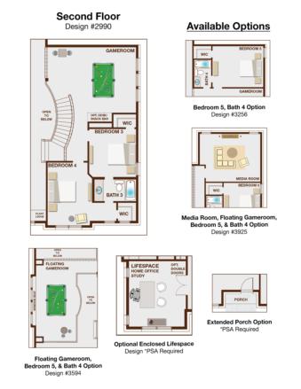 Second Floor and Options
