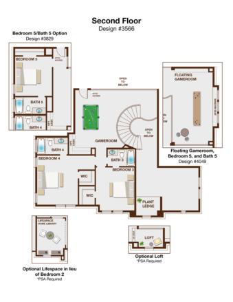 Second Floor and Options
