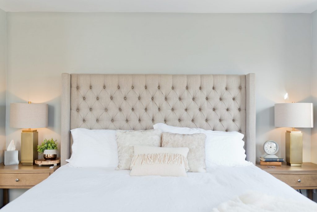 modern white bedroom