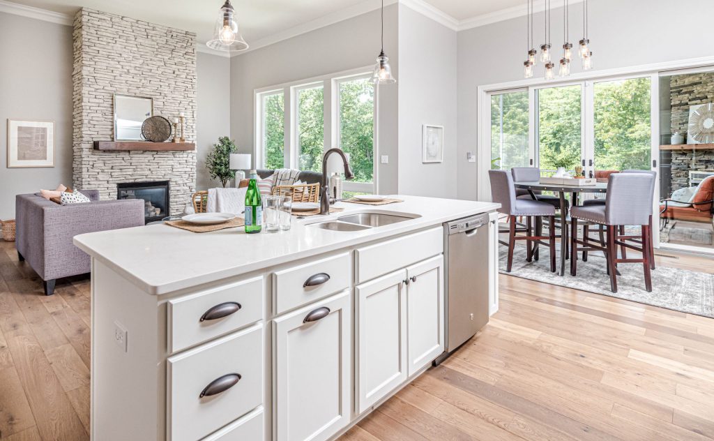home with open floor plan